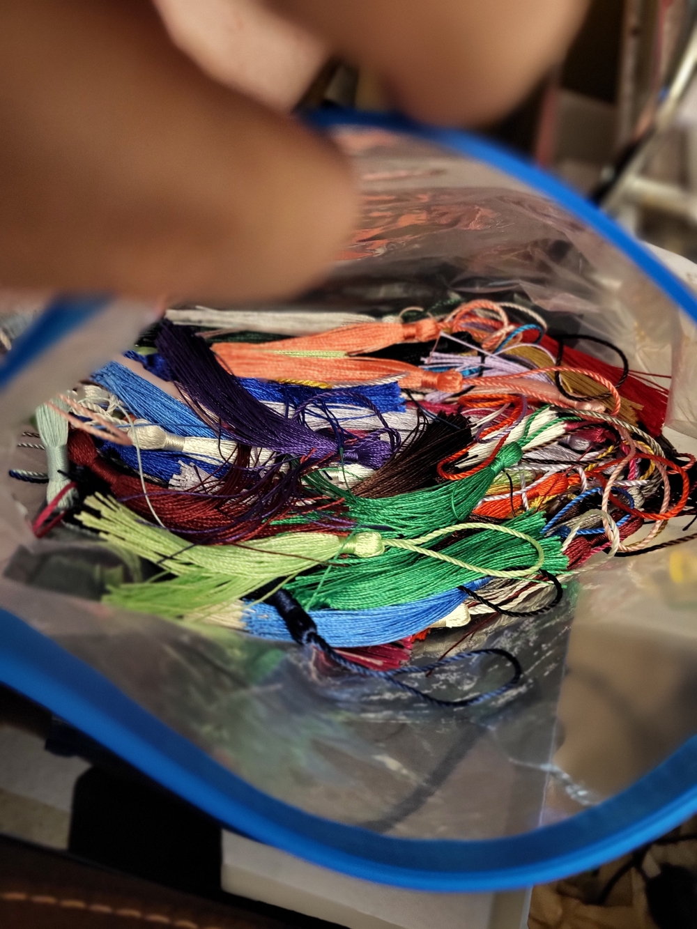 Assorted Color Embroidery Floss Tassels for Crafts